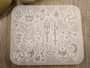 silikonimuotti kuviot, 94x80x4.5mm, 1kpl
