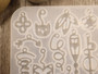 silikonimuotti kuviot, 94x80x4.5mm, 1kpl