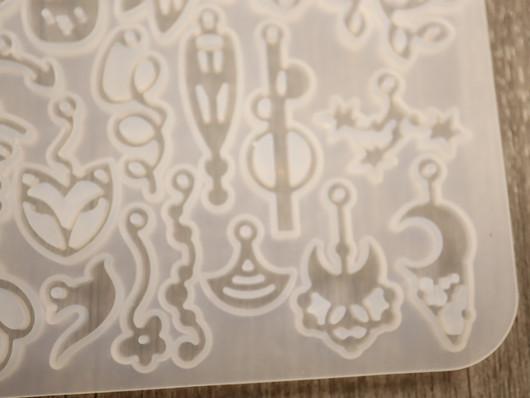 silikonimuotti kuviot, 94x80x4.5mm, 1kpl