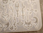silikonimuotti kuviot, 94x80x4.5mm, 1kpl