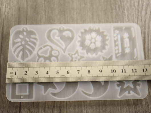 Silikonimuotti kuviot, 130x76x4mm, 1kpl