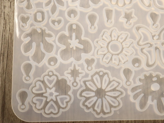 Silikonimuotti kuviot, 107x109x4mm, 1kpl