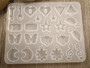 Silikonimuotti kuviot, 120×98×4mm, 1kpl