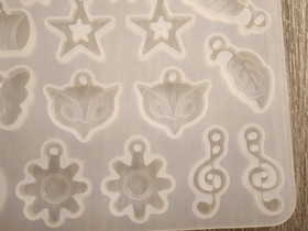 Silikonimuotti kuviot, 120×98×4mm, 1kpl