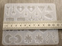 Silikonimuotti kuviot, 120×98×4mm, 1kpl