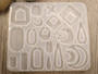 Siilikonimuotti kuviot, 112x127x4mm, 1kpl