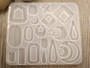 Siilikonimuotti kuviot, 112x127x4mm, 1kpl