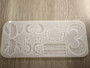 Silikonimuotti kuu ja pilvi, 106x235x4.5mm