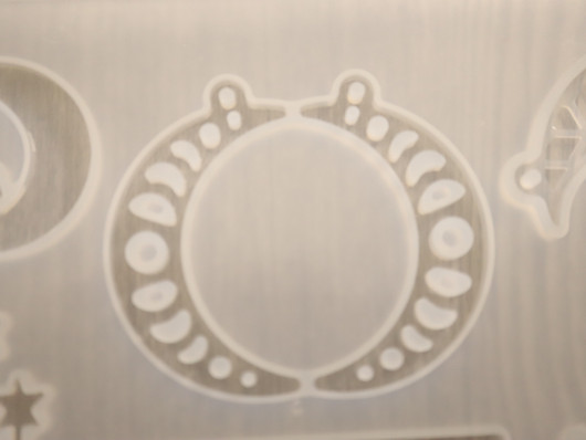 Silikonimuotti kuu ja pilvi, 106x235x4.5mm