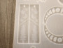 Silikonimuotti kuu ja pilvi, 106x235x4.5mm