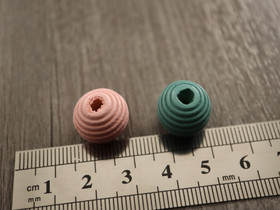 Puuhelmi, 14mm, mix setti, 10kpl