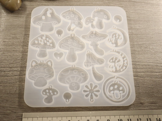 Silikonimuotti sieni, 129x119x5mm, 1kpl