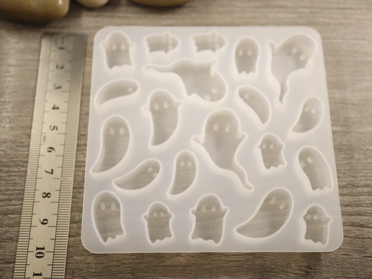 Silikonimuotti kummitus, 101x101x8mm, 1kpl