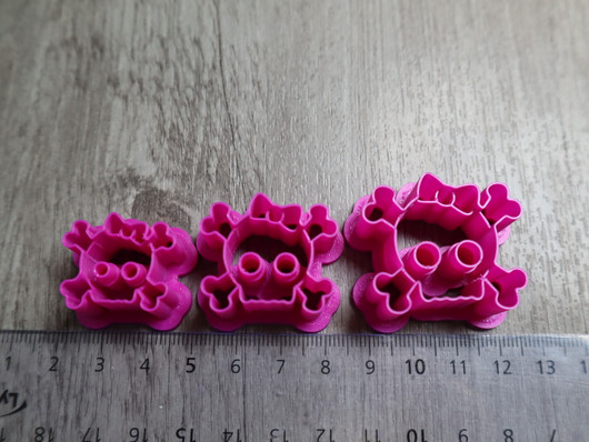 Muotti pääkallo, 20mm/25mm/30mm, 1kpl