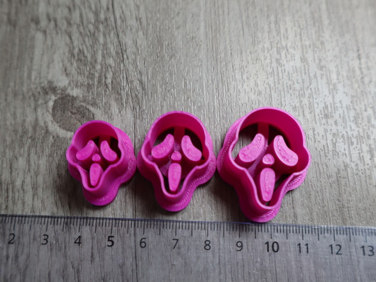 Muotti scream, 20mm/25mm/30mm, 1kpl