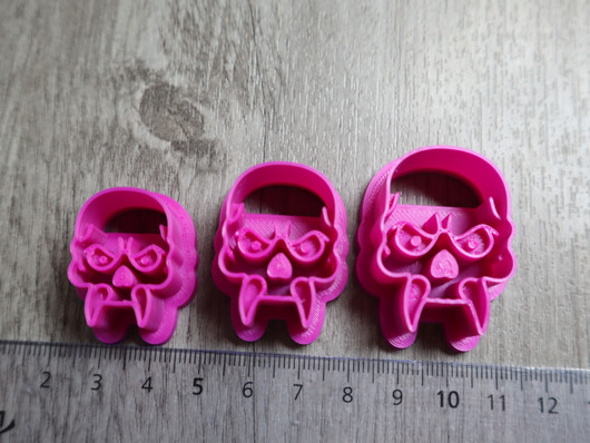 Muotti vampyyrinkallo, 25mm/30mm/35mm, 1kpl