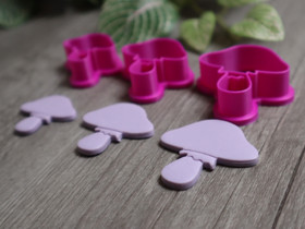 Muotti sieni, 30mm/35mm/40mm, 1kpl