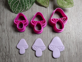 Muotti sieni, 25mm/30mm/35mm, 1kpl