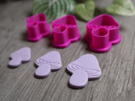 Muotti sieni, 25mm/30mm/35mm, 1kpl