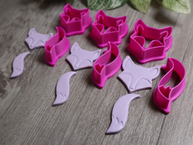 Muotti kettu, 55mm/65mm/75mm, 1kpl