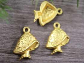 Sieniriipus, 19x15mm, kulta, 1kpl