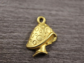 Sieniriipus, 19x15mm, kulta, 1kpl