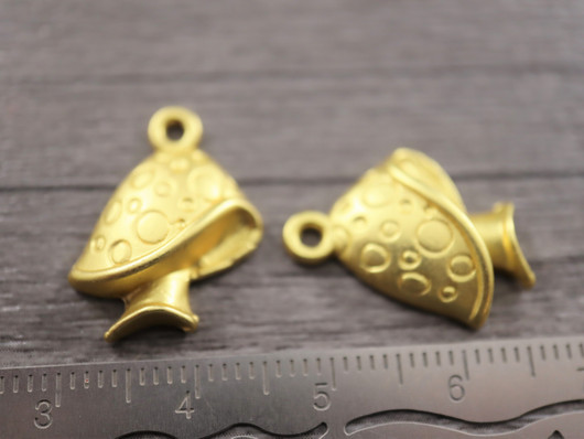 Sieniriipus, 19x15mm, kulta, 1kpl