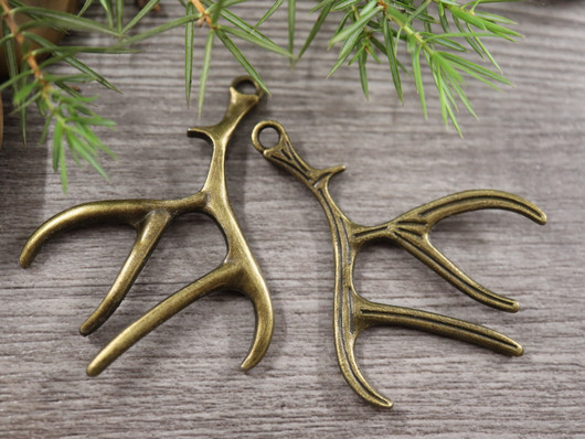 Sarviriipus, 50x38mm, pronssi, 1kpl