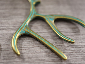 Sarviriipus, 52x40mm, patinapronssi, 1kpl