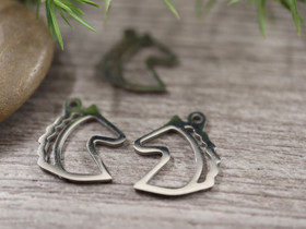 Hevonenriipus, 16x13mm, rst, 1kpl