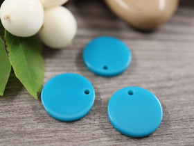 Ympyräriipus, 14mm,turkoosi, 1kpl