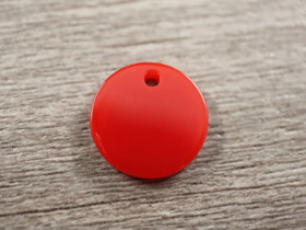 Ympyräriipus, 14mm, punainen, 1kpl