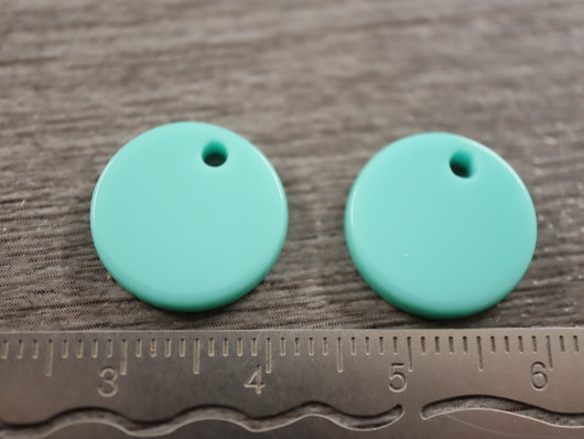Ympyräriipus, 14mm, minttu, 1kpl