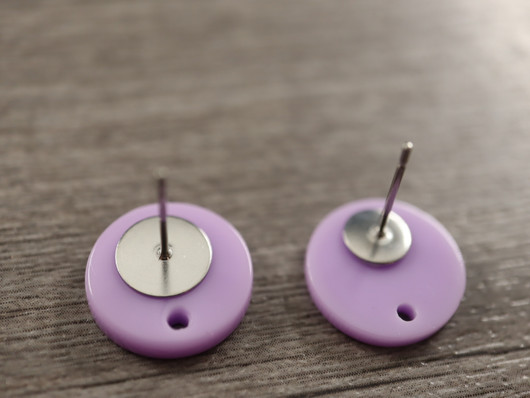 Ympyräriipus, 14mm, liila, 1kpl