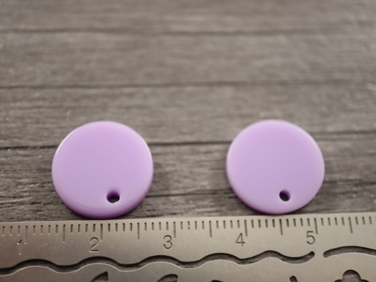 Ympyräriipus, 14mm, liila, 1kpl