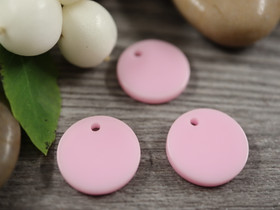 Ympyräriipus, 14mm, vaaleanpunainen, 1kpl