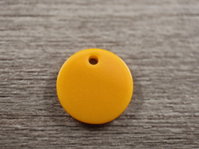 Ympyräriipus, 14mm, okra, 1kpl