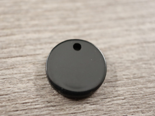 Ympyräriipus, 14mm, musta, 10kpl