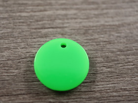 Ympyräriipus, 14mm, vihreä, 1kpl