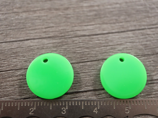 Ympyräriipus, 14mm, vihreä, 1kpl