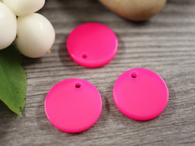 Ympyräriipus, 14mm, pinkki, 1kpl