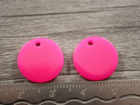 Ympyräriipus, 14mm, pinkki, 1kpl