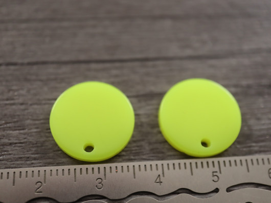 Ympyräriipus, 14mm, keltainen, 1kpl