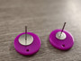 Ympyräriipus, 14mm, purppura, 10kpl