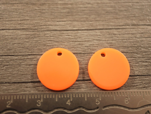 Ympyräriipus, 14mm, oranssi, 1kpl