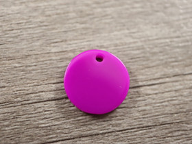 Ympyräriipus, 14mm, purppura, 1kpl