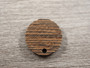 Puuriipus ympyrä, 19mm, ruskea, 10kpl
