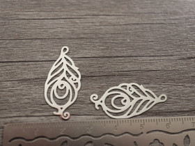 Sulkariipus, 30x14mm, kromi, 1kpl