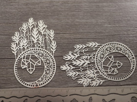 Unisieppaririipus kristalli, 58x35mm, kromi, 1kpl