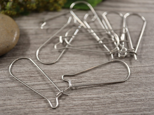 Korvakorukoukku 33x12.5x0.7mm, rst, 10paria